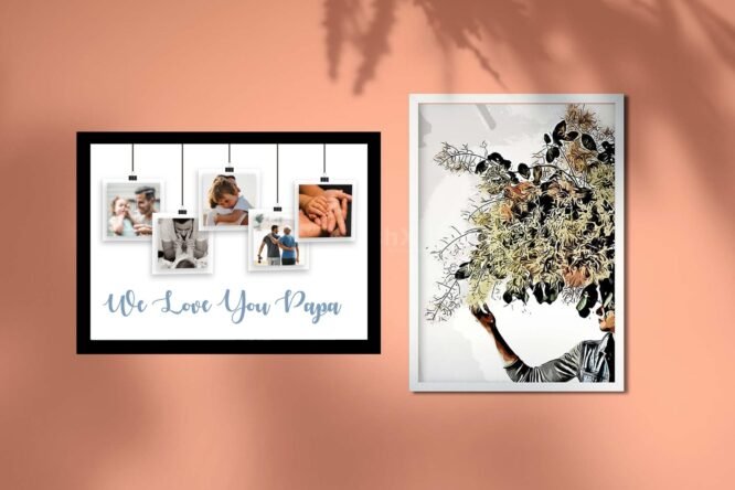 Customized We Love You Dad Frame